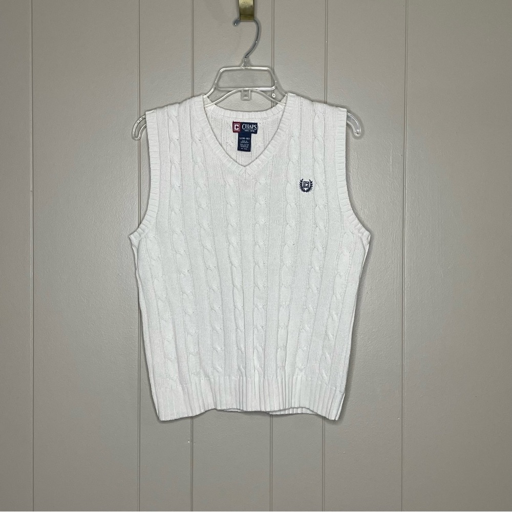 Vintage chaps knit sweater vest